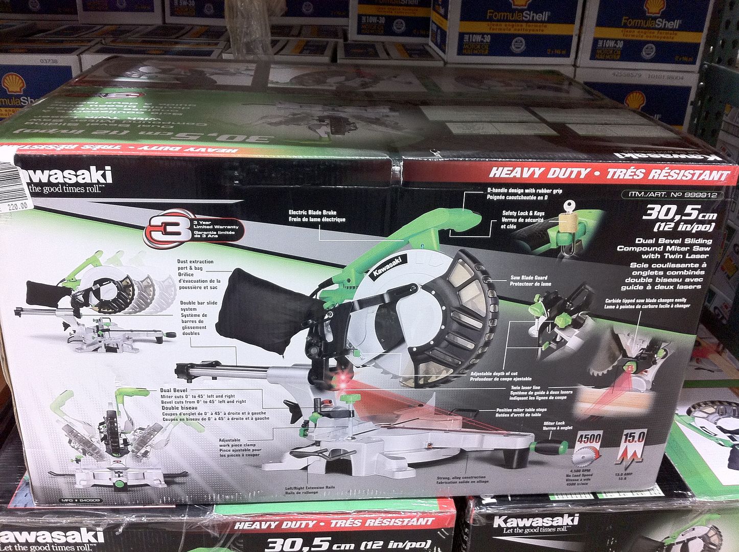 [Costco] CostcoKawasaki 12" Silding Mitre Saw 199.97 Forums